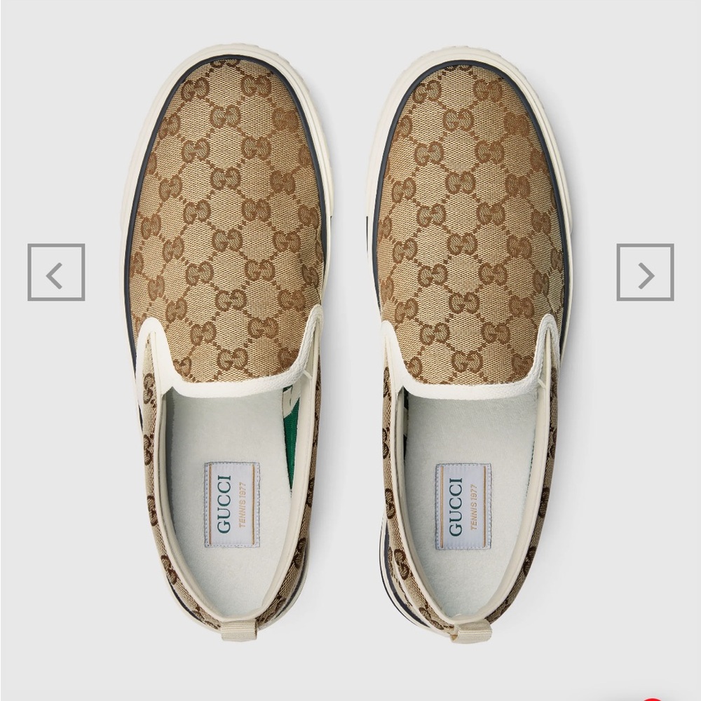 GUCCI TENNIS 1977 SLIP-ON SNEAKER (AUTHENTIC)